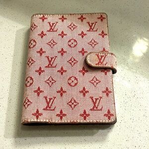 SOLD…. Authentic Louis Vuitton PK Min Lin agenda cover ..